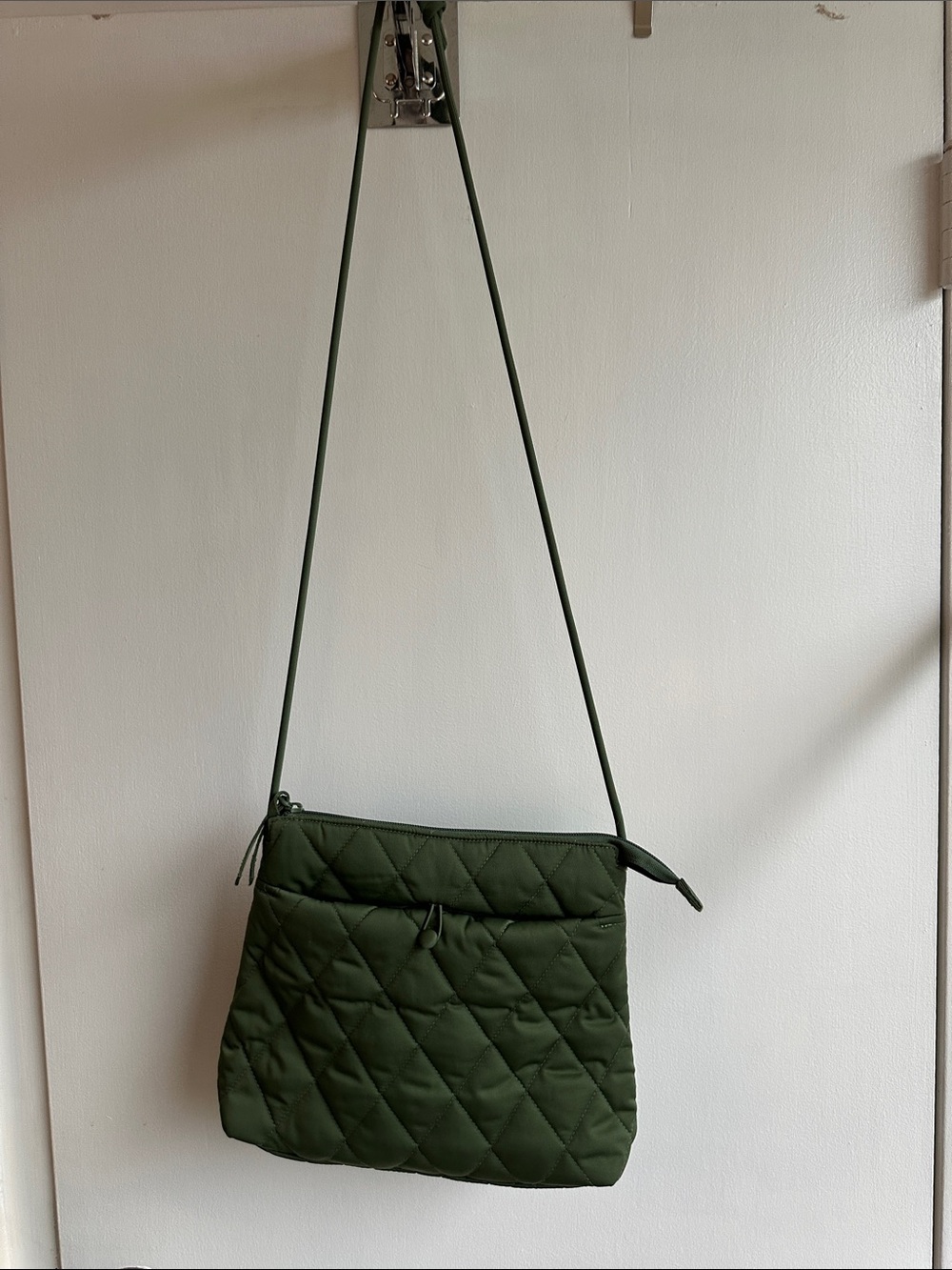 Vera Bradley Quilted Olive Crossbody Shoulder Bag - Women